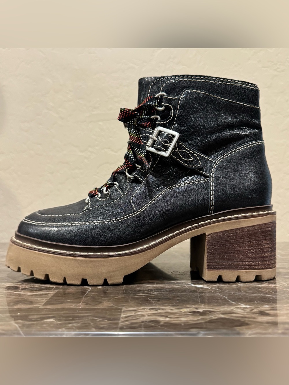 Free People Jasper Hiker Leather Ankle Boots